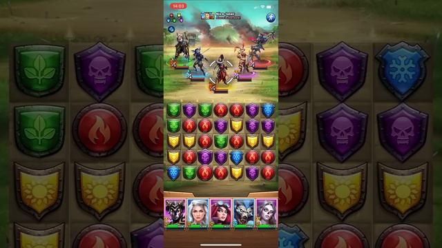 КНОПКА "СТОП КОМБО" НУЖНА НА БЫСТРУЮ ВОЙНУ Empires puzzles #empirespuzzles смотреть онлайн
