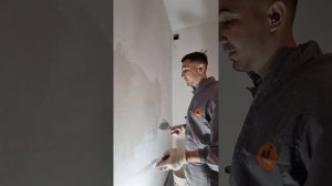 Подготовка под покраску. Шпатлевка стеклохолста.