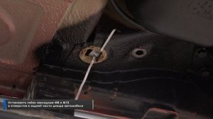 Установка защиты порогов d42 c листом на Lada Vesta SW Cross.