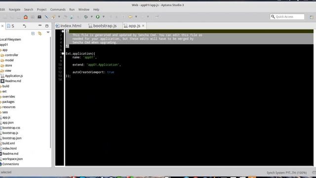 02 Proyecto Inicial ExtJS 4.2 con Sencha Cmd 6.0 смотреть онлайн
