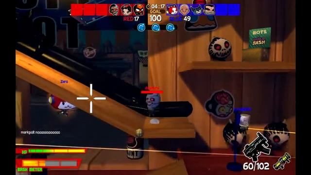 BigHead BASH - gameplay 1 смотреть онлайн