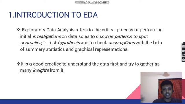 Lecture 1 EDA Introduction смотреть онлайн