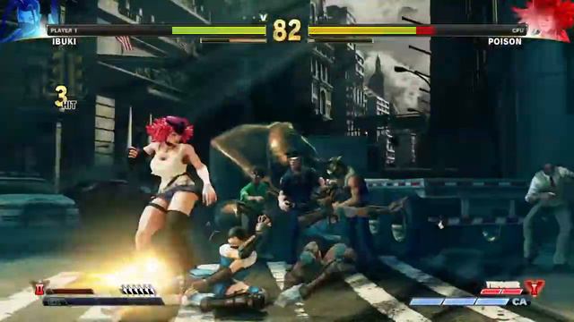 STREET FIGHTER V Ibuki vs Poison смотреть онлайн