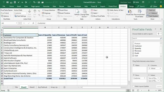 Excel Pivot Mastery: Summarize data using a Pivot Table - Episode 2191 смотреть онлайн