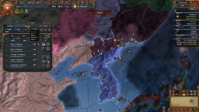 EU4 MoH achievements: Turtles All the Way Down (as Korea) 1 смотреть онлайн