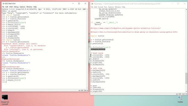 Learning to Draw with turtle library | Python смотреть онлайн