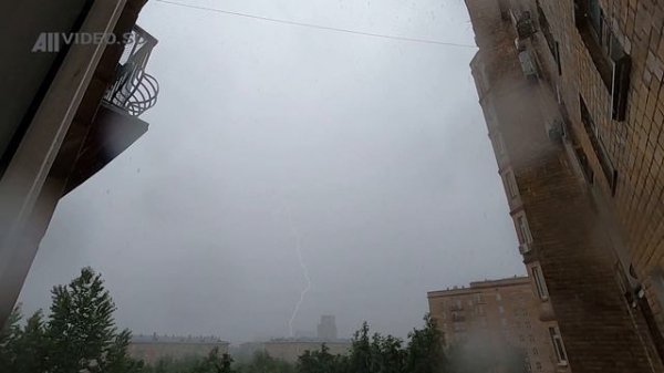 Молнии. Гроза в Москве 20 июня 2020. AllVideo