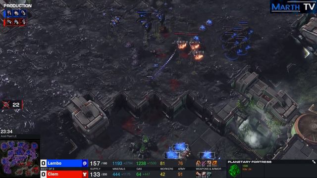StarCraft 2 - Replay-Cast #805 - Clem (T) vs Lambo (Z) [Deutsch] смотреть онлайн