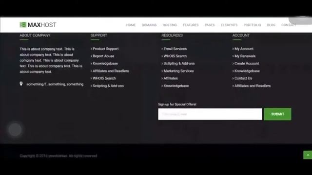 MaxHost WordPress Theme Latest Versions Video Tutorial смотреть онлайн