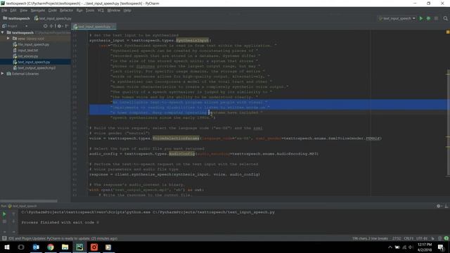 Google's Speech Synthesis, Text to Speech demo, Machine Learning - Python смотреть онлайн