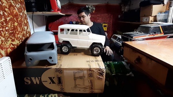 #minireview УАЗ Буанка ПВХ кузов, Копийная резина для WPL, 3d printer artillery sidewinder x1