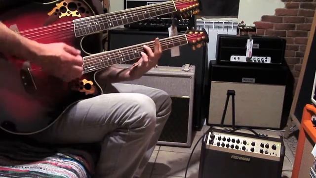 Ovation Celebrity CSD225 Double Neck & Fishman Loudbox Artist смотреть онлайн