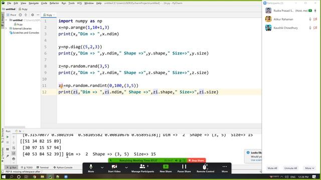 Python Programming Day 6 ,Numpy, Bengali 04 04 2020 смотреть онлайн