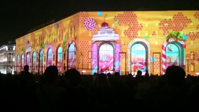 LightFest Moscow "Город Света – Детям", Круг Света 2015, Детский Мир смотреть онлайн