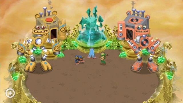 Gold Island With Wubbox And Rare Wubbox [MSM]