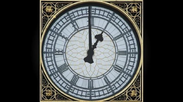 Big Ben (01:00) chimes and clock | Big Ben Digital