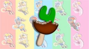 Разноцветное МОРОЖЕНОЕ - Учим цвета вместе с игрушками Щенячий Патруль - УЧИМ ЦИФРЫ