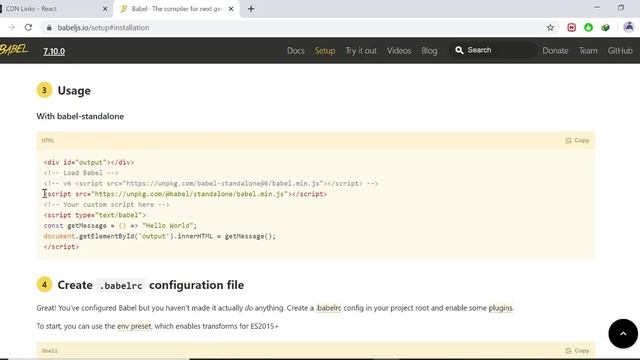 Setup CDN links in React смотреть онлайн