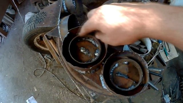 Самодельная машина пикап. Или трактор своими руками! Homemade pickup car. смотреть онлайн