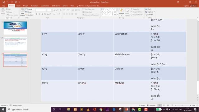 ASSIGNMENT OPERATOR|PHP OPERATOR #coding #keepcoding смотреть онлайн