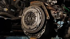 Renault Grand Scenic 4 1.5 DCI замена двухмассового маховика и сцепления