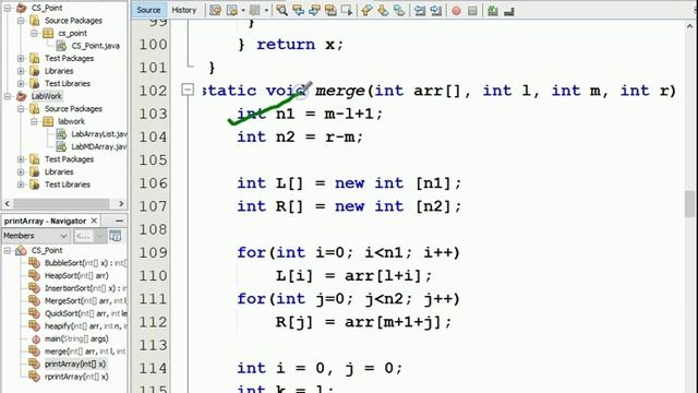 CS: Java Code - Sorting Algorithms смотреть онлайн
