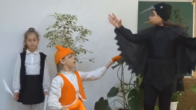 Ворона и Лисица Крылов Горловский лицей №85 "Гармония" смотреть онлайн