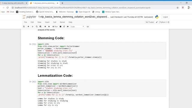 L 1 NLP Basics( Tokenization, Stemming, Lemmatization, Stopwords) смотреть онлайн