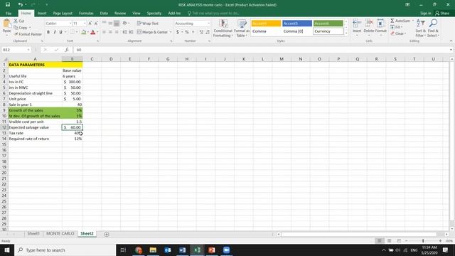 monte carlo analysis excel example with npv смотреть онлайн