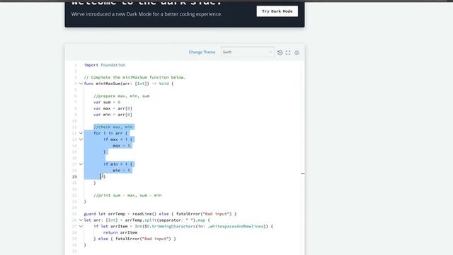 HackerRank Challenge - Problem Solving Part 9 - Mini Max Sum (Swift) смотреть онлайн