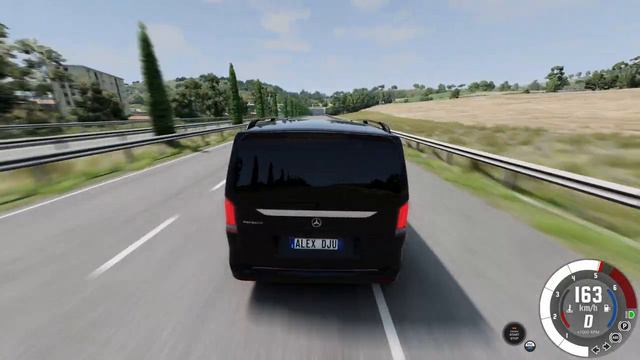 BeamNG.drive - Mercedes-Benz V-Class Maybach 2014 - Car Show Test Drive Crash . смотреть онлайн