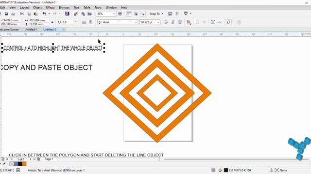 How to create ACCESS BANK LOGO with CORELDRAW with just simple technique. смотреть онлайн