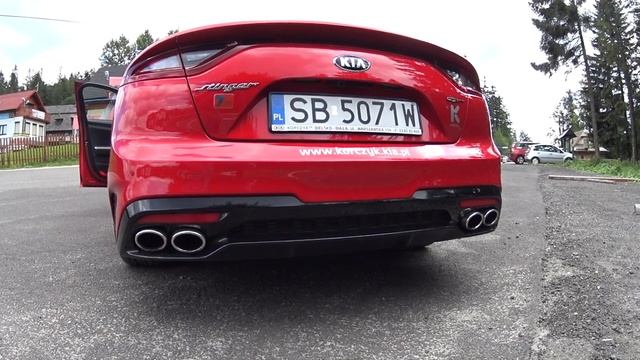 2018 KIA Stinger 3 3 T GDI 370 KM V6 0 100 acceleration смотреть онлайн