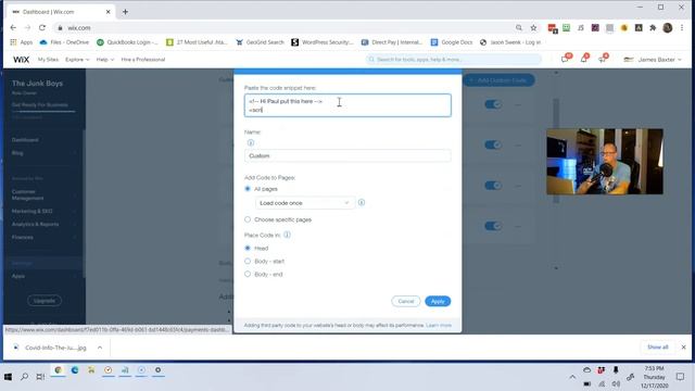 Add Script Tag to Head Section in Wix like (Google Tag Manager) -Add JS Script Tag, HTML смотреть онлайн