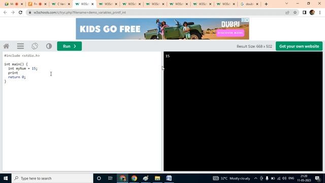 C Comments/C Variables/Format Specifiers/Data Types смотреть онлайн