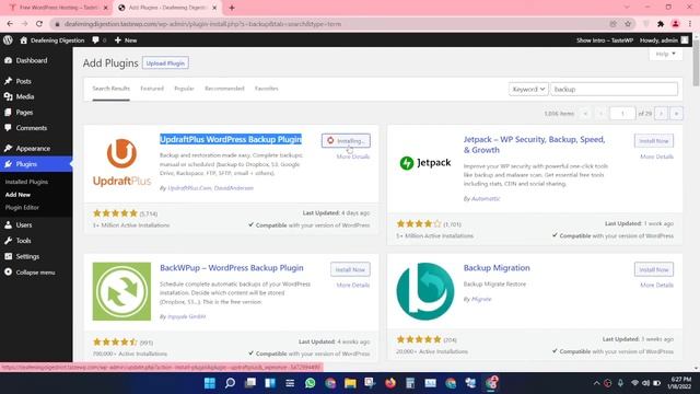 how to install backup plugin on wordpress смотреть онлайн