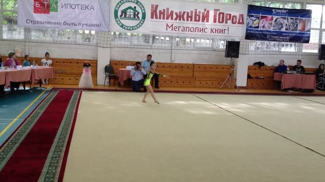 художественная гимнастика Кикимова Сабина 2004 г.р. смотреть онлайн