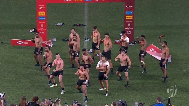 New Zealand Perform Rousing Haka to Celebrate Sydney Domination! смотреть онлайн