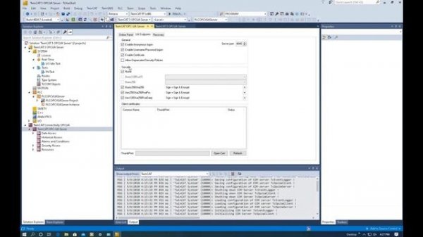 COM08a. OPC UA Beckhoff - TwinCAT 3 TF6100(OPC UA Server) and UaExpert(OPC UA Client)