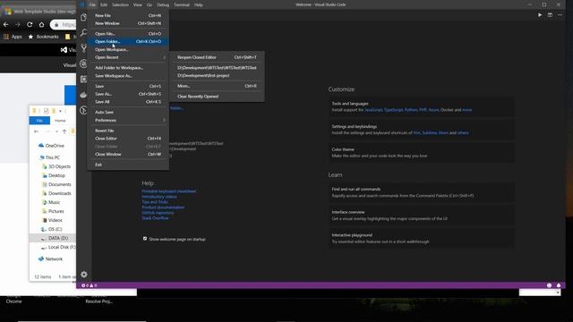 VSCode Web Template Studio смотреть онлайн