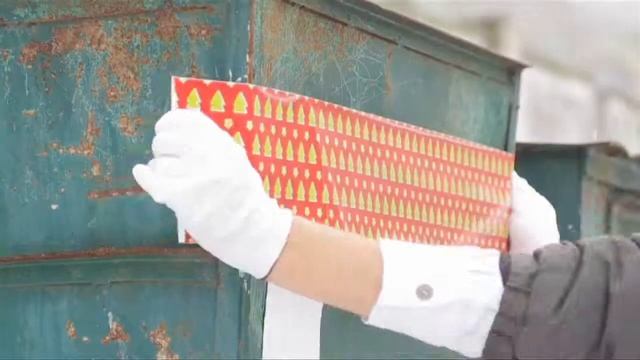 Нестандартное размещение новогодних открыток смотреть онлайн