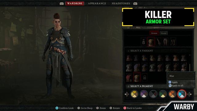 ALL Rogue Transmog Armor Sets & All Color Variants - Diablo 4