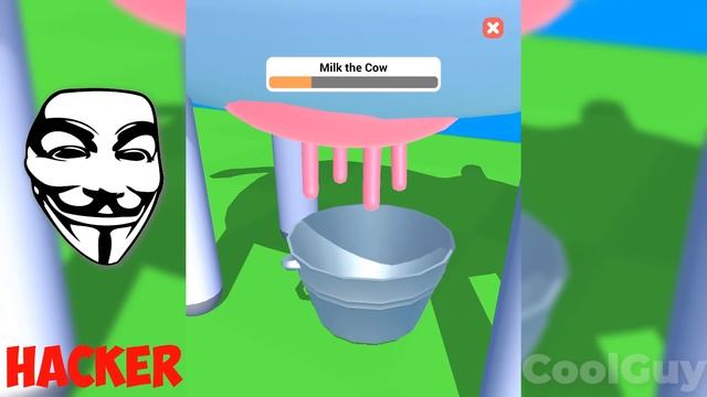 NOOB vs PRO vs HACKER in Farm Land Farming Life Game смотреть онлайн