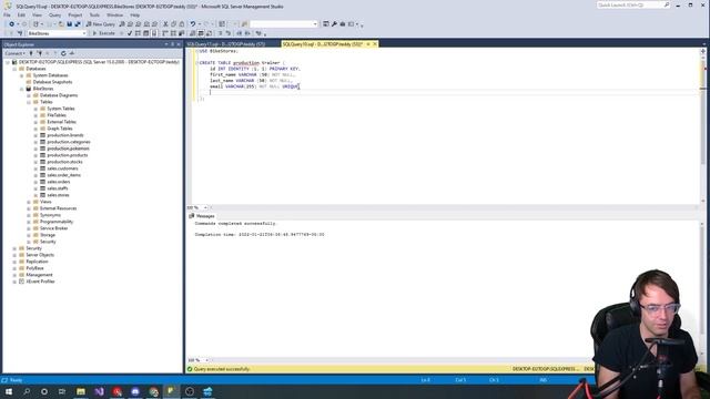 SQL Server 2022 - CREATE Table смотреть онлайн