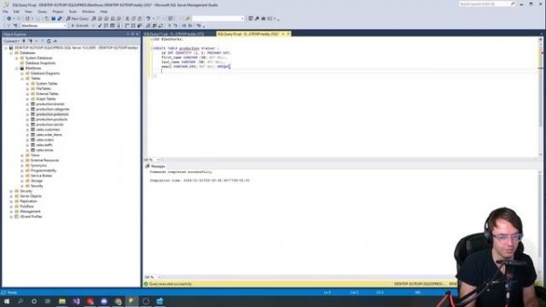 SQL Server 2022 - CREATE Table