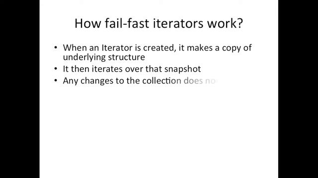 FAIL FAST ITERATOR VS FAIL SAFE ITERATOR смотреть онлайн