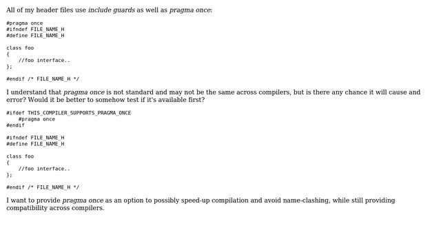 Does "#pragma once" have the potential to cause errors? (2 Solutions!!) смотреть онлайн