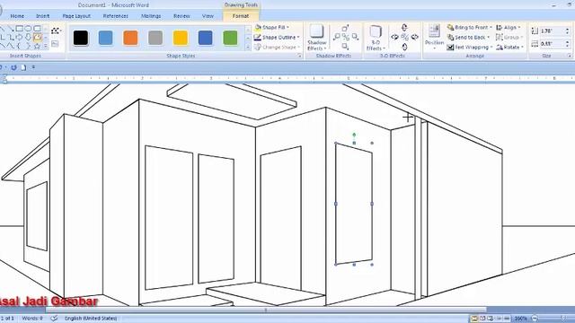 Menggambar Rumah -- Manfaatkan Pandemi COVID 19 dengan belajar -- Perspektif with MicrosoftWord смотреть онлайн