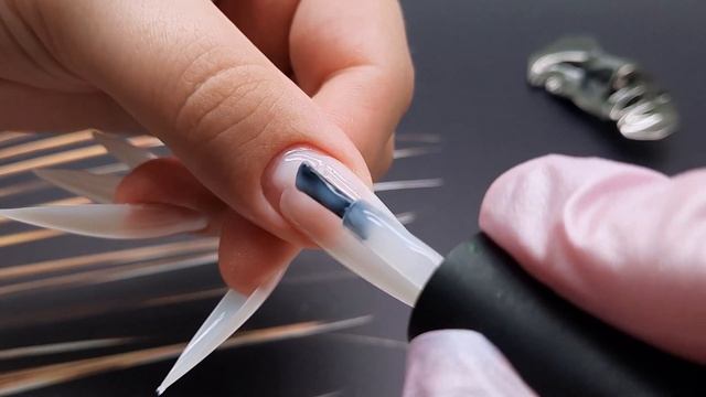 Наращивание на гелевые типсы за час + реверсивный стемпинг Patrisa Nail смотреть онлайн