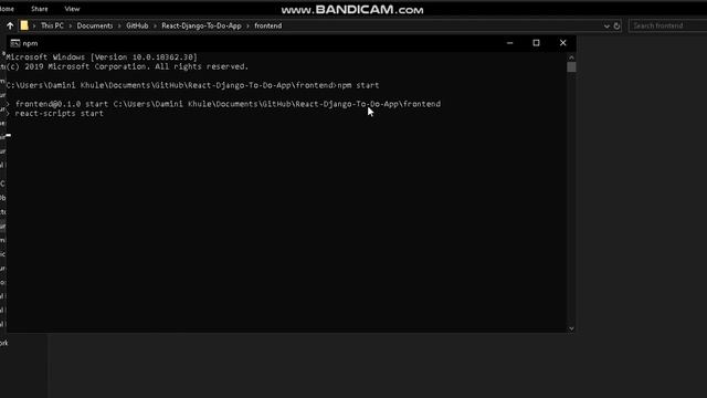 Django React App смотреть онлайн